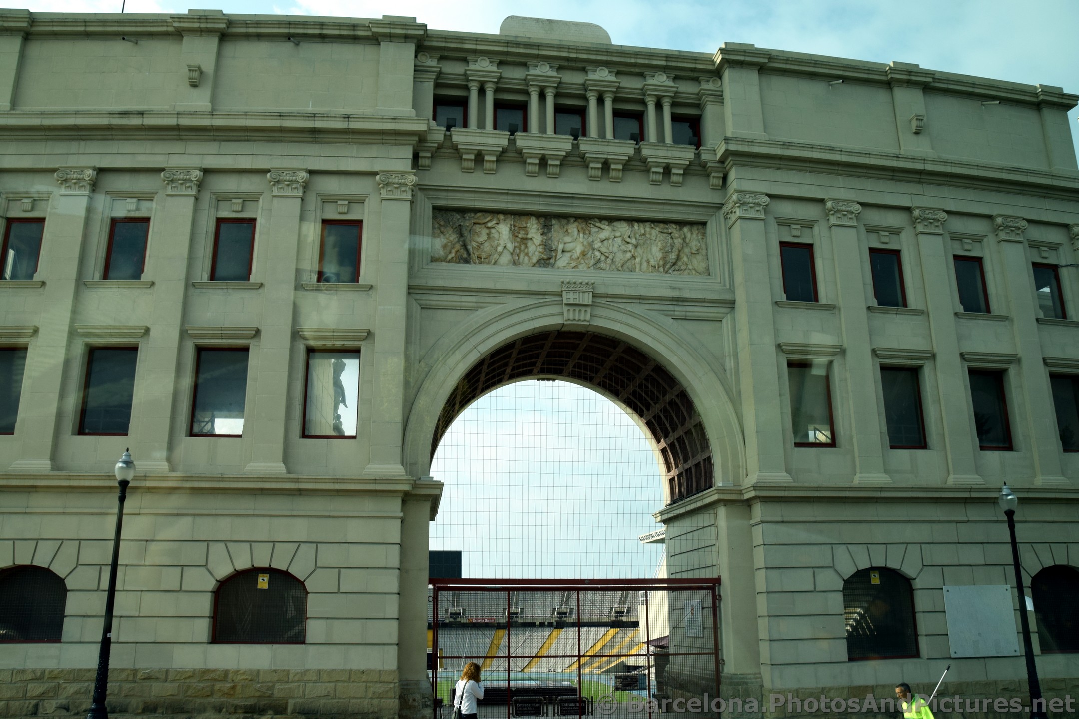 Barcelona Olympic Stadium Northern Entrance.jpg