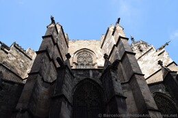 Unicorns and Other Gothic Creatures at Back of Barcelona Cathedral.jpg