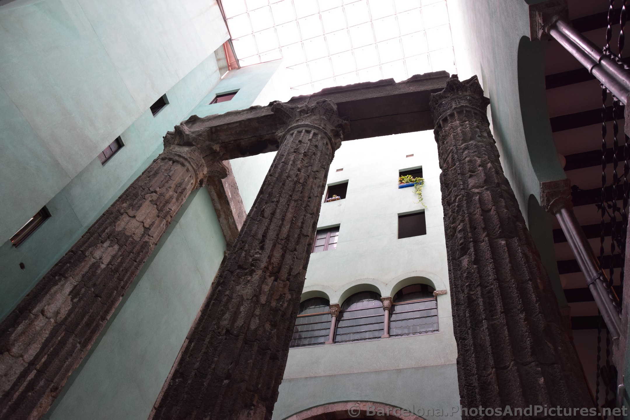 Temple of Augustus Barcleona Roman Columns.jpg