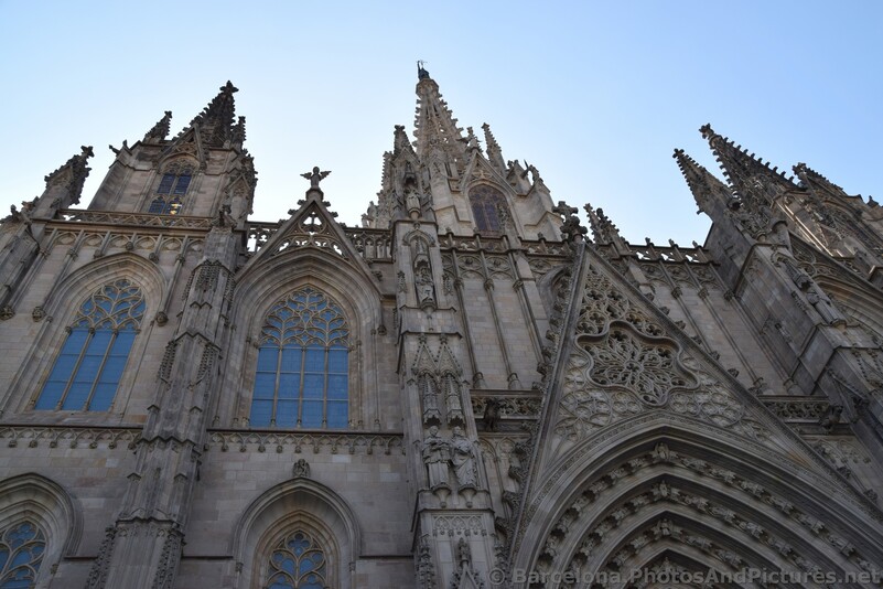 Barcelona Cathedral Front Facade Spires.jpg