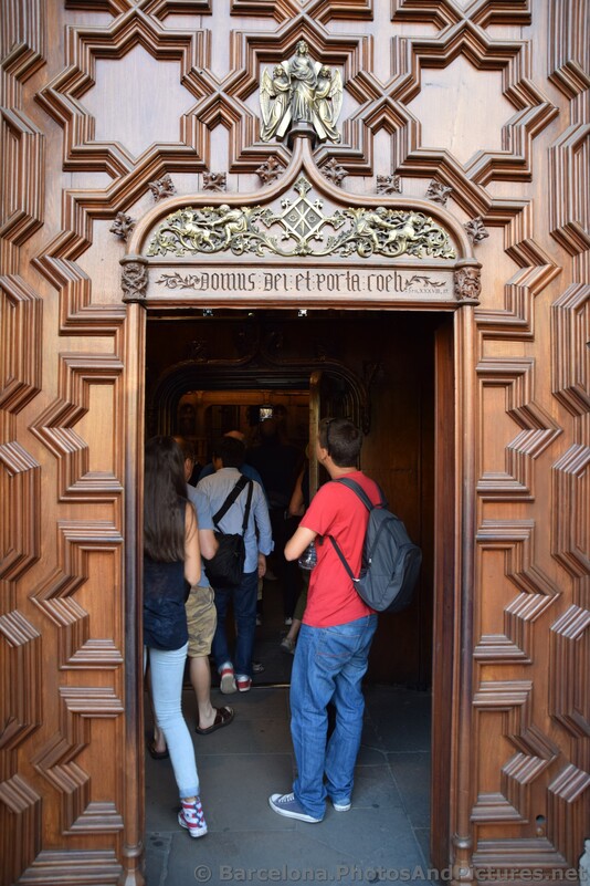 Barcelona Cathehdral Wooden Door Frame & Entrance.jpg