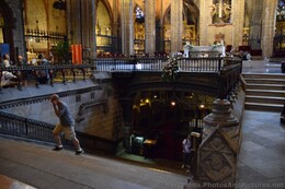 Barcelona Cathedral Santa Eulàlia's Crypt Under Chancel.jpg