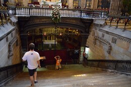 Santa Eulàlia's Crypt inside Barcelona Cathedral.jpg