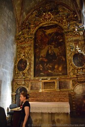 Virgin Mary Mural inside Barcelona Cathedral.jpg