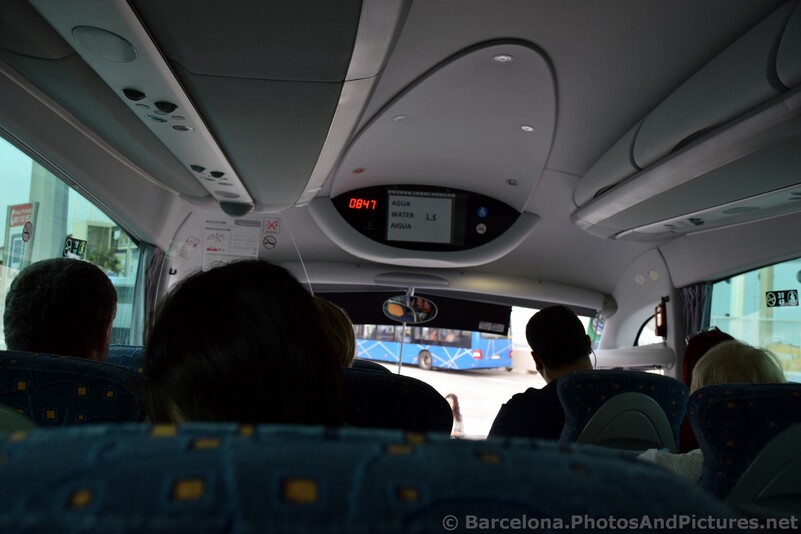 Inside Royal Caribbean Excursion Bus in Barcelona.jpg