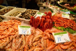Various Shrimps & Clams for Sale @ La Boqueria.jpg