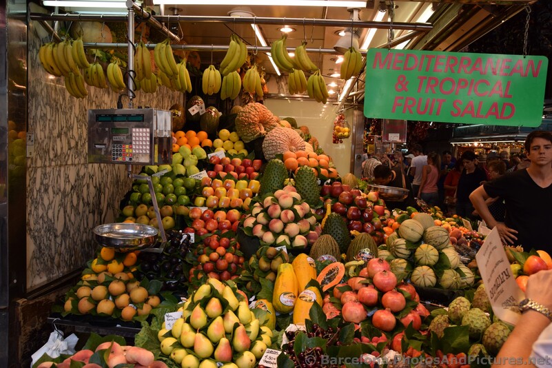 Mediterranean & Tropical Fruit Salad Vendor at La Boqueria.jpg
