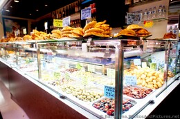 Spanish Chicken Pie & Olives for sale @ Boqueria.jpg
