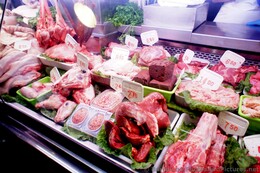 Blood Cakes, Sheep Heads & Brains for sale @ Boqueria Barcelona.jpg